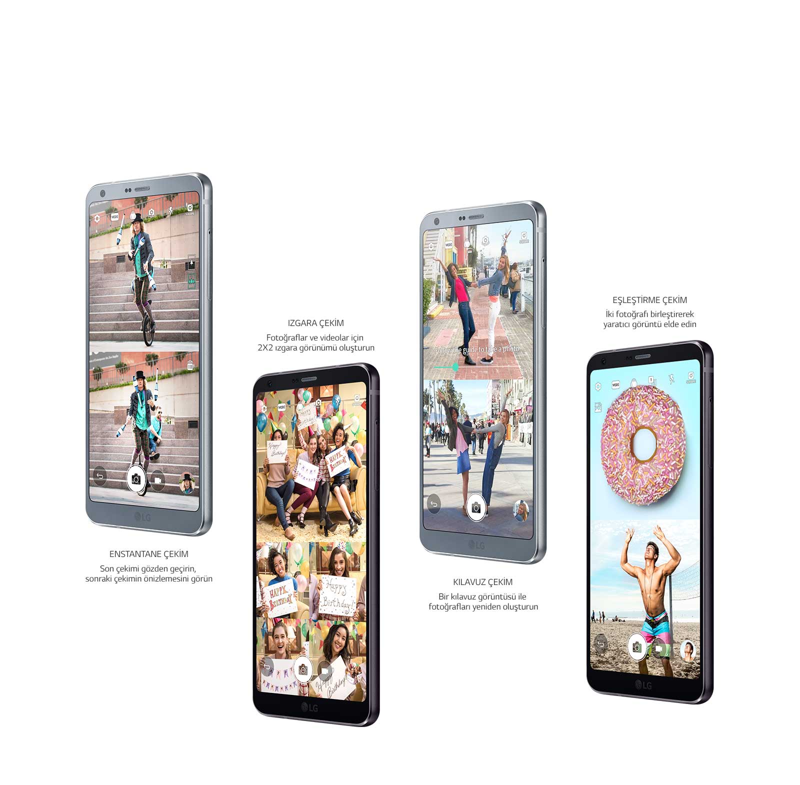 Elden Senetle LG G6 Akıllı Cep Telefonu 