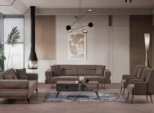 Elden Senetle Koltuk Takımı Türkmen Mobilya Anka Koltuk Takımı