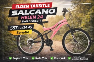 Salcano Helen 24 çift amortisörlü dağ bisikleti 24 ay elden taksitle