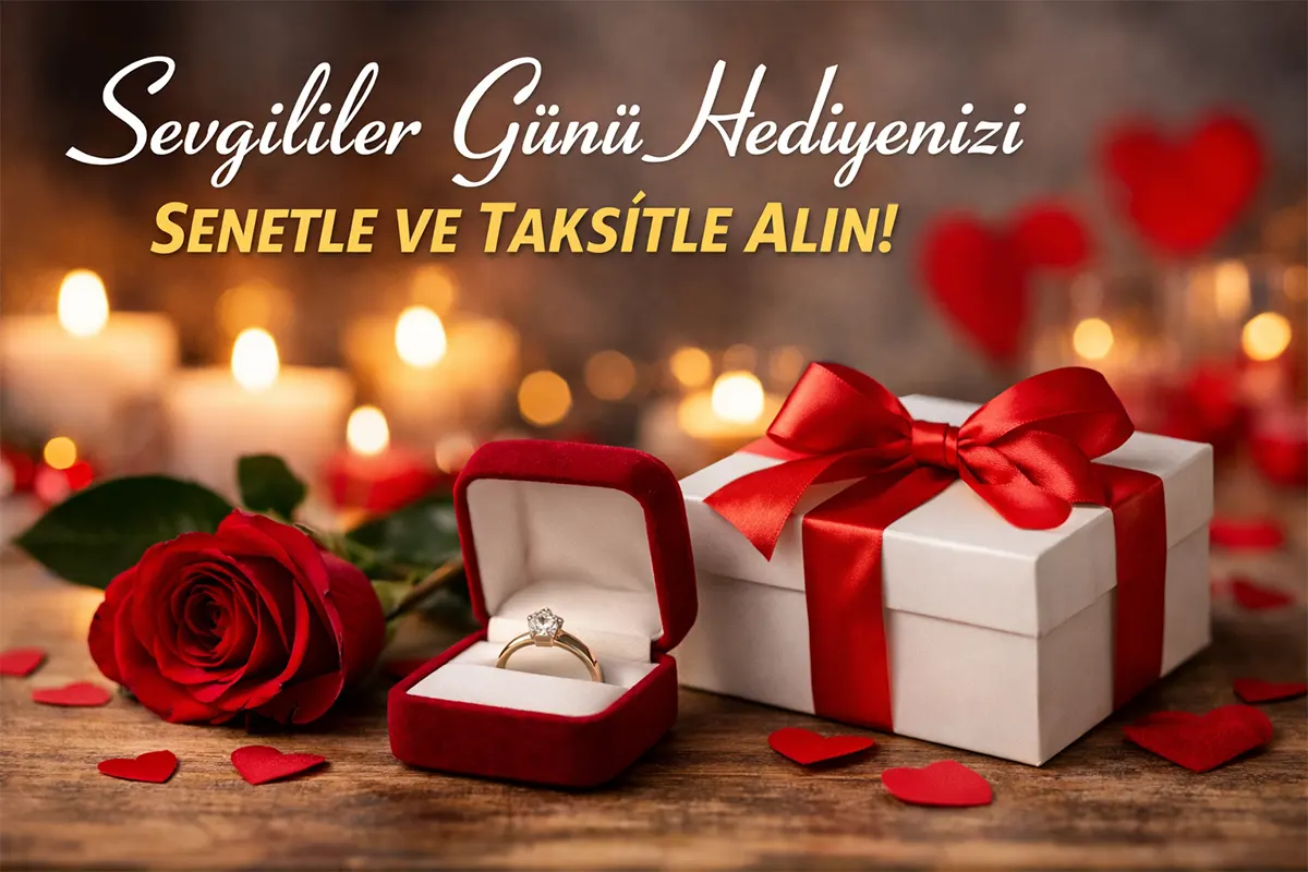Senetle 2026 Sevgililer Günü hediyesi – 24 aya varan elden taksit ile yüzük ve hediye kutusu