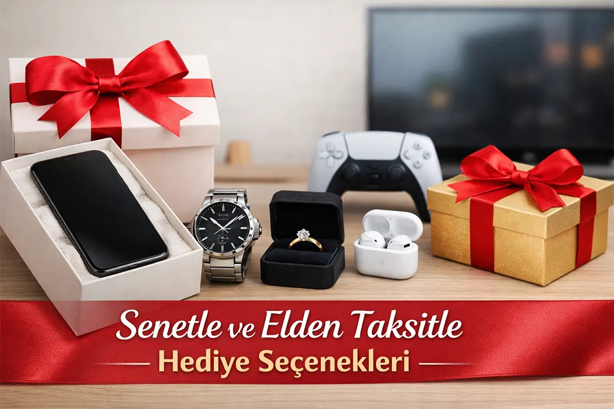 Senetle ve elden taksitle alınabilen teknolojik ve değerli hediye ürünleri