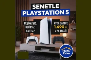 Senetle Satılan PlayStation 5 Slim Digital Edition Konsol ve DualSense