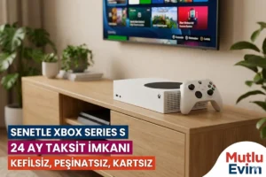 Senetle Satılan Microsoft Xbox Series S 512 GB Beyaz Oyun Konsolu ve Kontrolcüsü